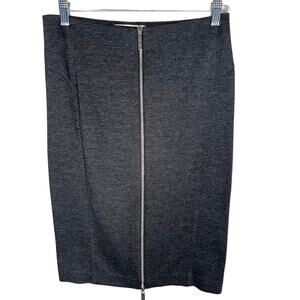 Michael Kors Women's Dark Grey Zipper Pencil Skirt Size 4
